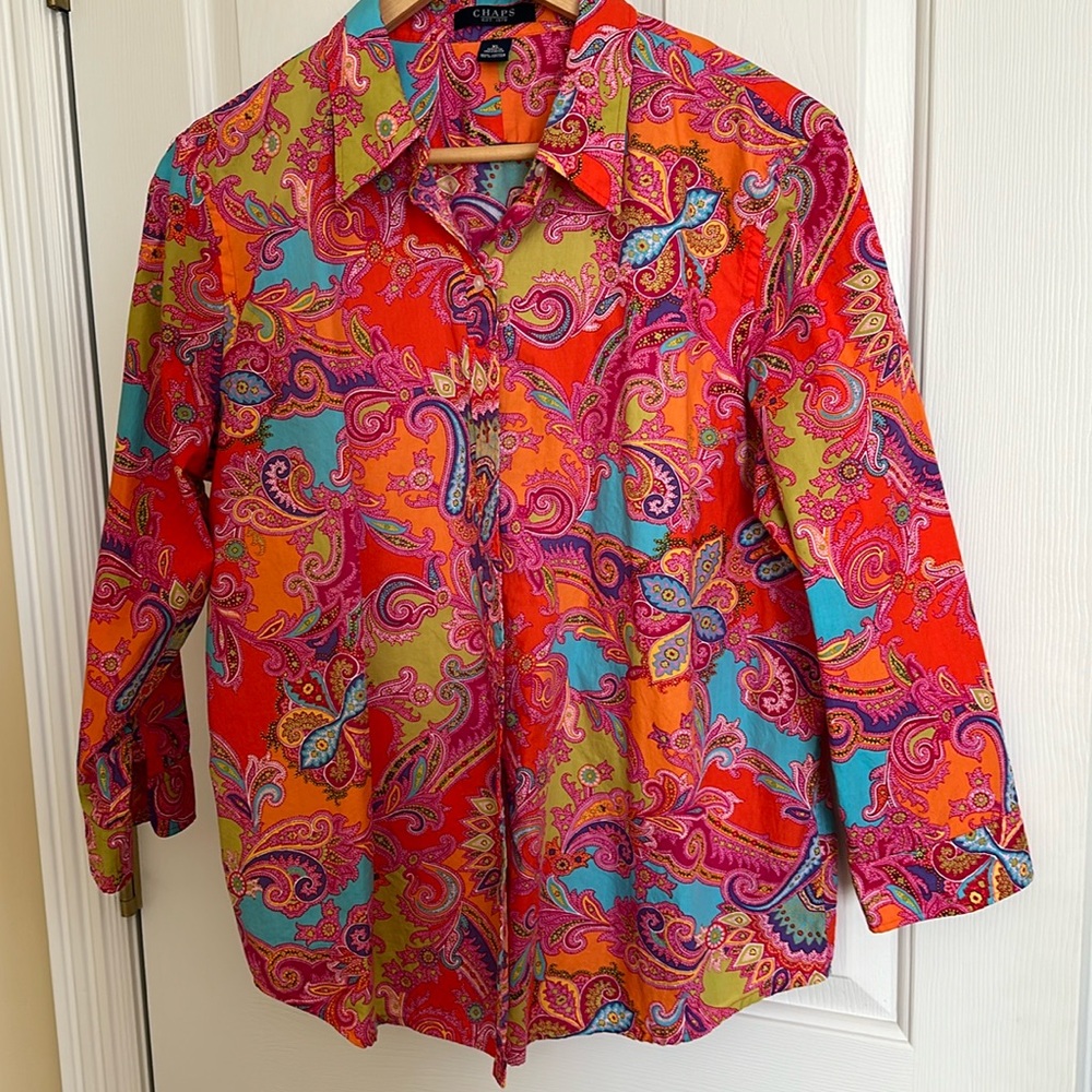 Chaps Button Blouse - image 1